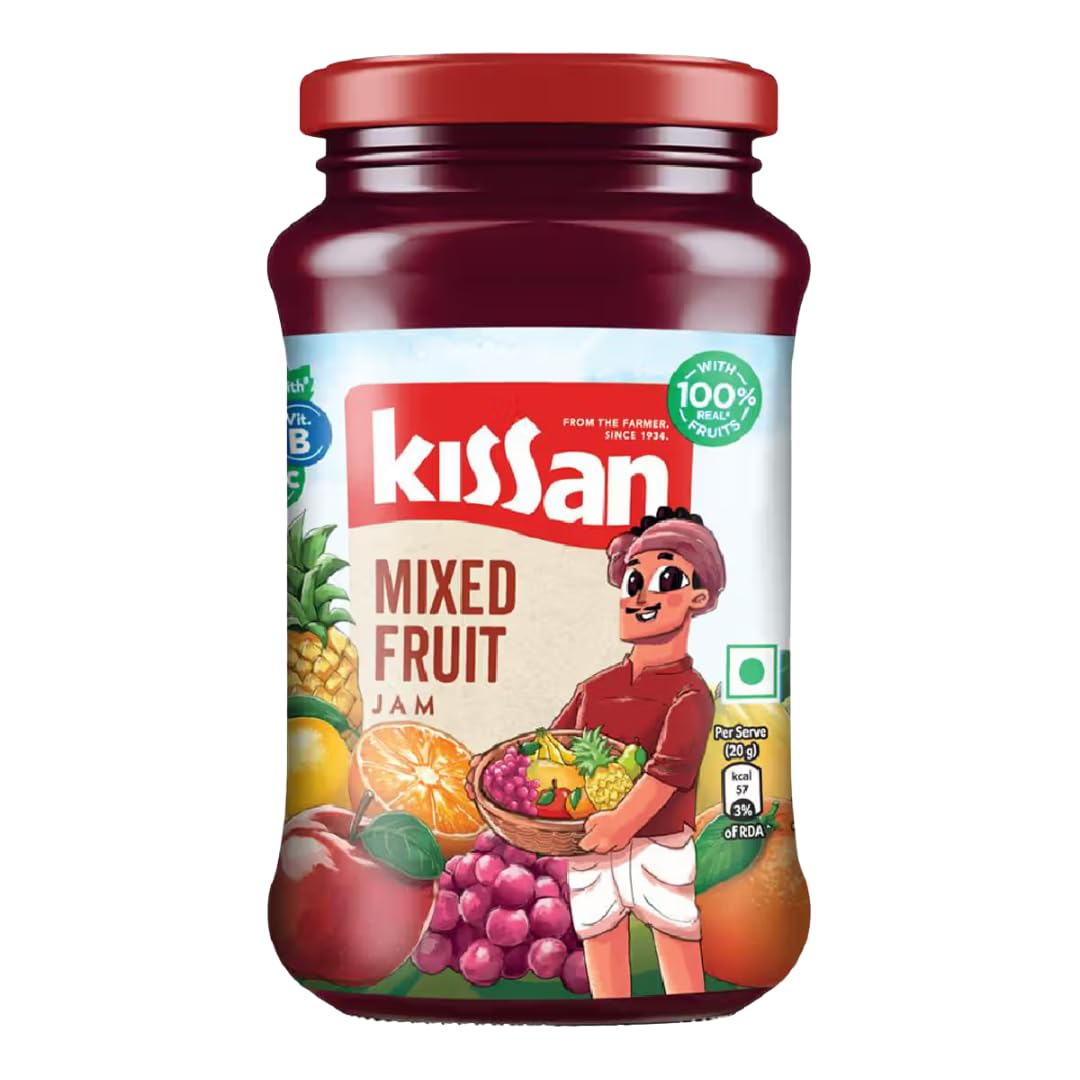 Kissan Mixed Fruit Jam,  500 g