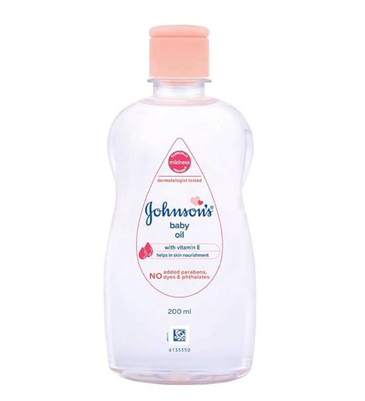 Johnson's Baby Oil, 200ml