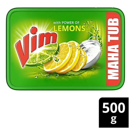 Vim Dishwash Bar - Lemon, 500 g
