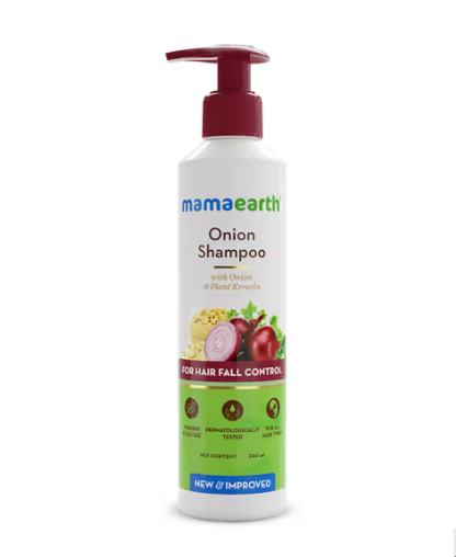 Mamaearth Onion Shampoo Hair Fall Control - 250ml