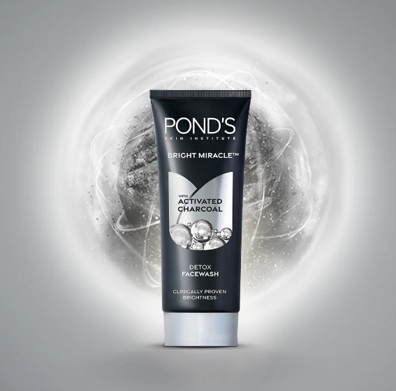 POND'S Bright Facewash with 10X of Charcoal 100gm
