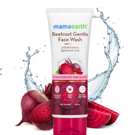 Beetroot Gentle Face Wash With Beetroot & Hyaluronic Acid - 100 ml