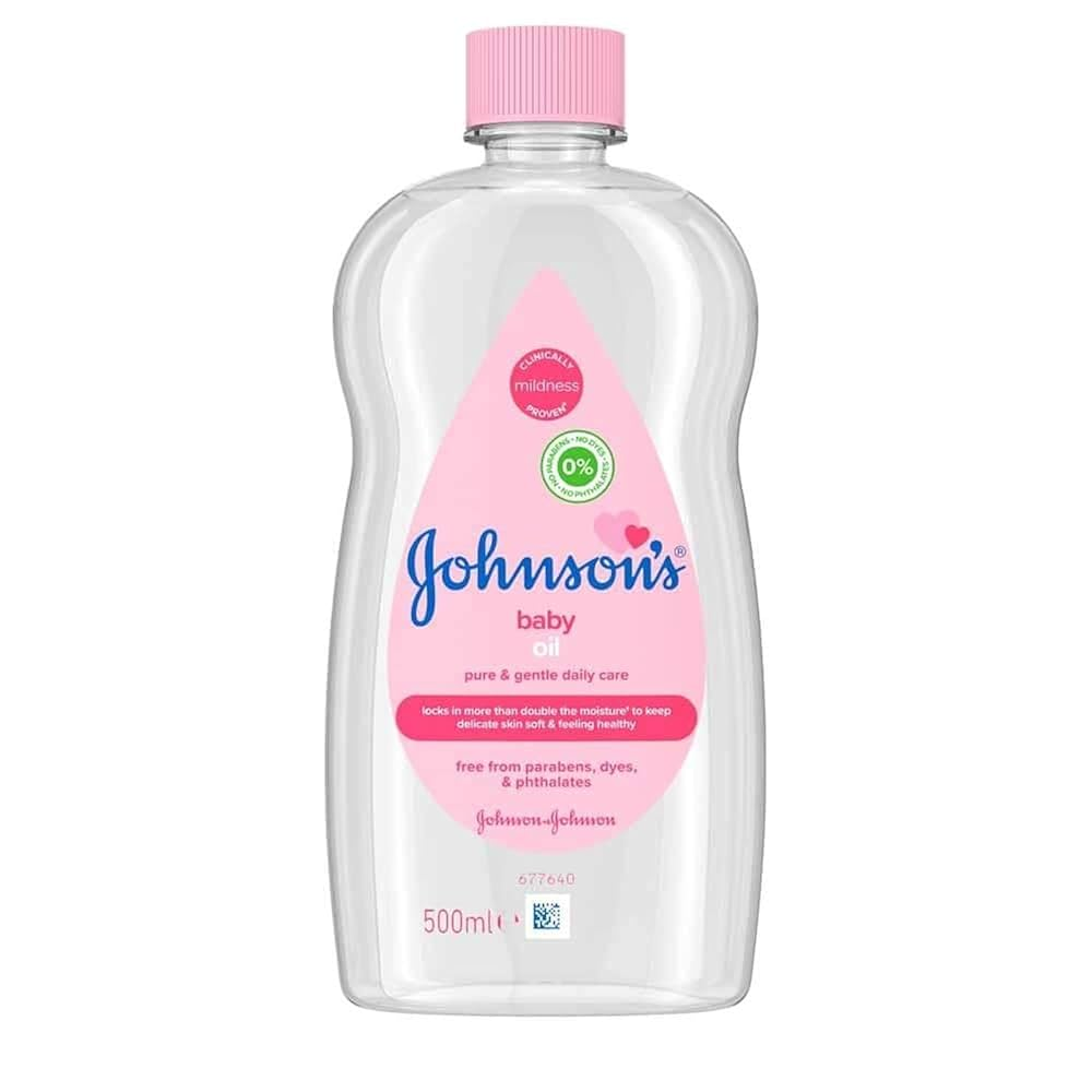 Johnson's Baby Oil (500ml, Pink)